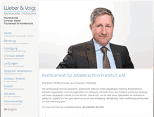 Tablet Screenshot of anwalt-arbeitsrecht.de